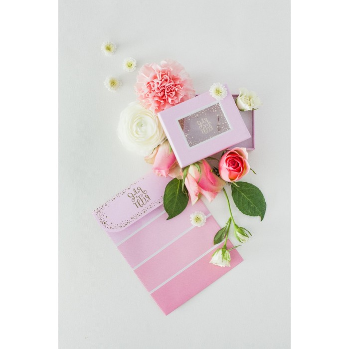 Подарочная коробочка под кольцо «Нежные чувства», 5 х 6 х 3,5 см