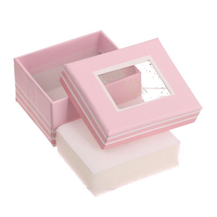 Подарочная коробочка под кольцо микс «Нежность», 5 х 6 х 3,5 см