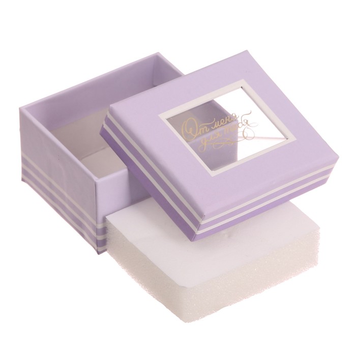 Подарочная коробочка под кольцо микс «Нежность», 5 х 6 х 3,5 см