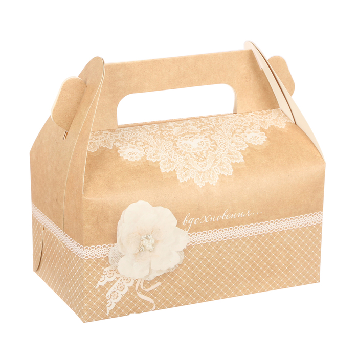 Сундучок для сладкого «Вдохновляй», 9 х 16 х 12 см.