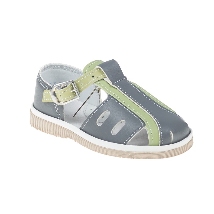 Туфли летние  арт. 2357  (серый) (р. 25) (15,5 см)