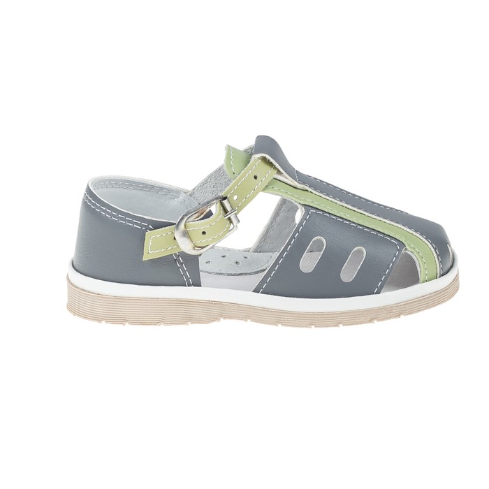 Туфли летние арт. 2357 (серый) (р. 25,5) (16 см)