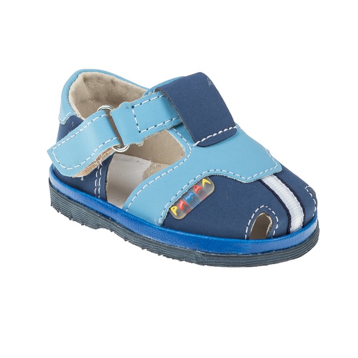 Туфли летние арт. 1572 (голубой)  (р. 16,5) (10 см)