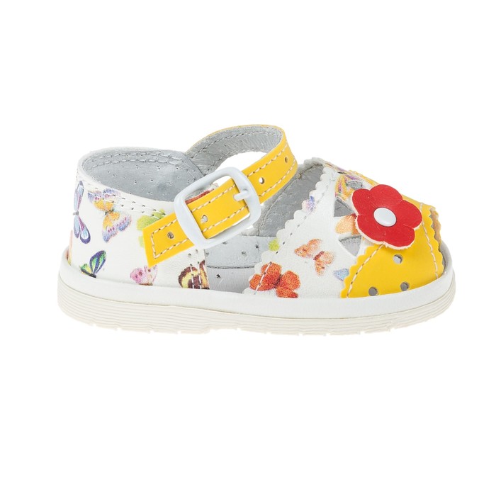 Туфли летние ясельные арт. 10016 (жёлтый) (р. 20) (12,5 см)