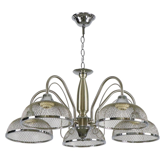 Люстра "Ester" 5хЕ27х60Вт никель