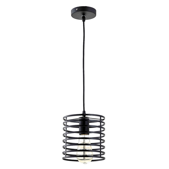 Люстра подвесная  "May" 1хЕ27х60Вт чёрный