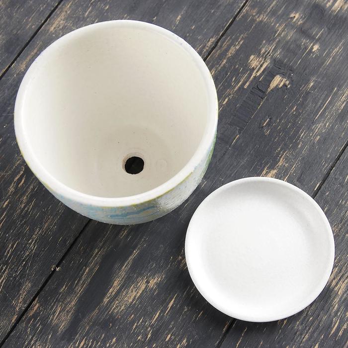 Горшок цветочный "Зверята" № 2 высокий овал, 0,8 л, МИКС