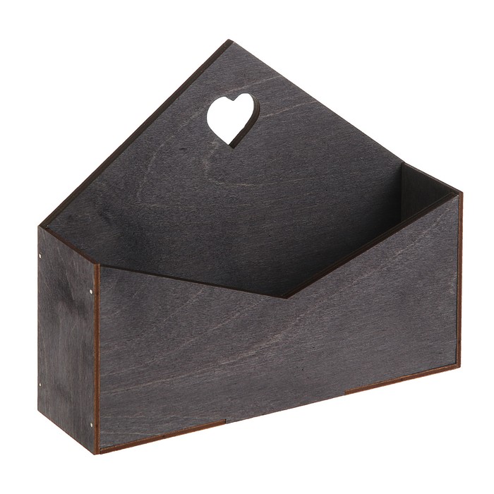 Ящик-конверт № 1, "Эб. Дерево", 21 х 6 х 18 см