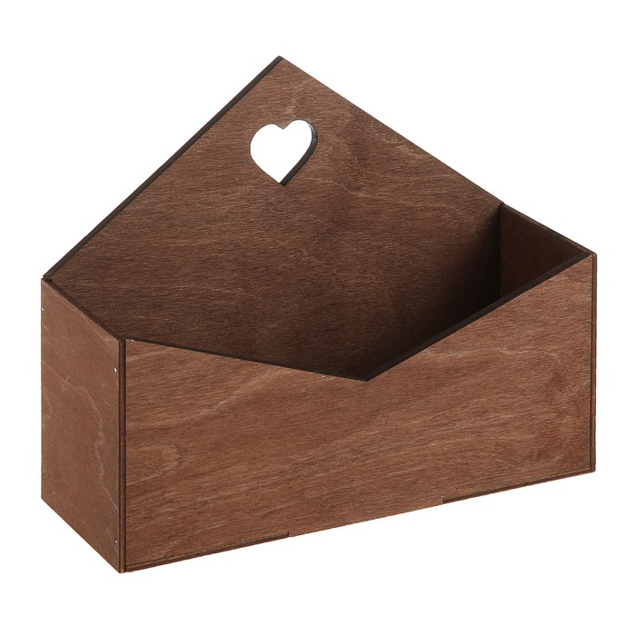 Ящик-конверт № 2, "Полисандр", 24 х 8 х 20,4 см