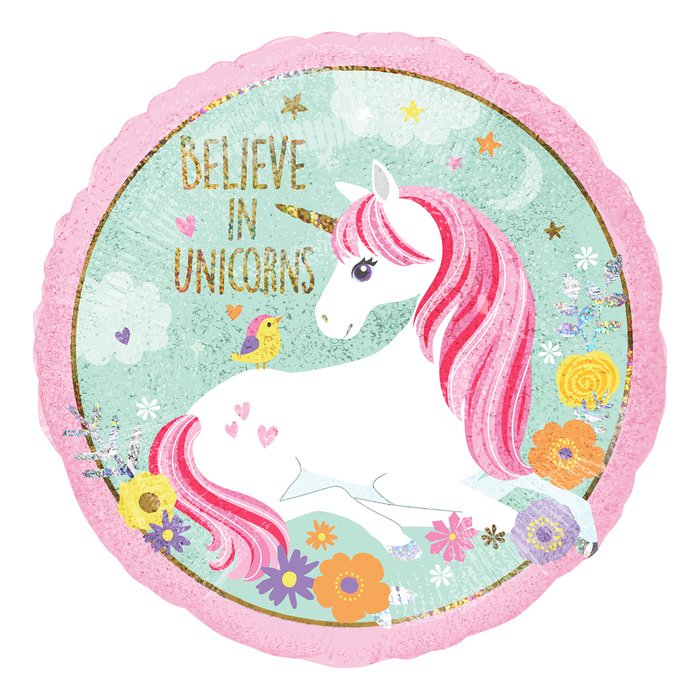 Шар фольгированный 18" "Единорог нежный"