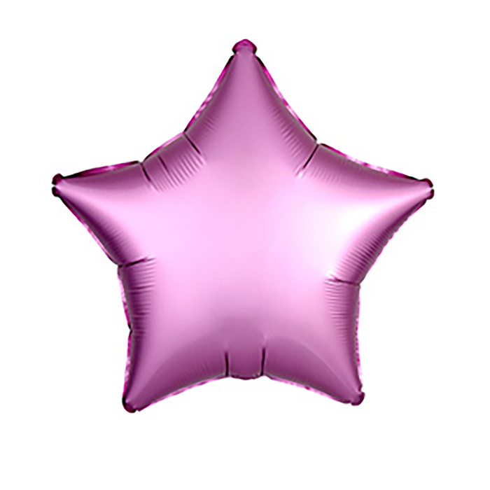 Шар фольгированный 18" "Звезда" сатин Flamingo