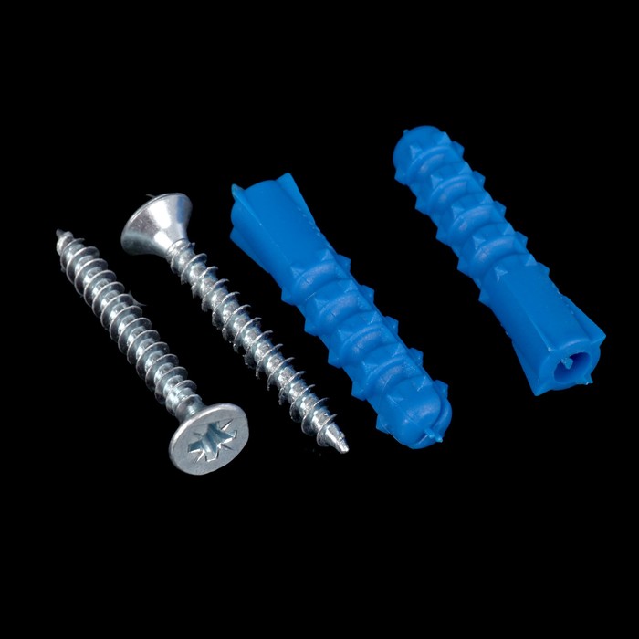 Полка прямоугольная, 4-х ярусная, цвет хром