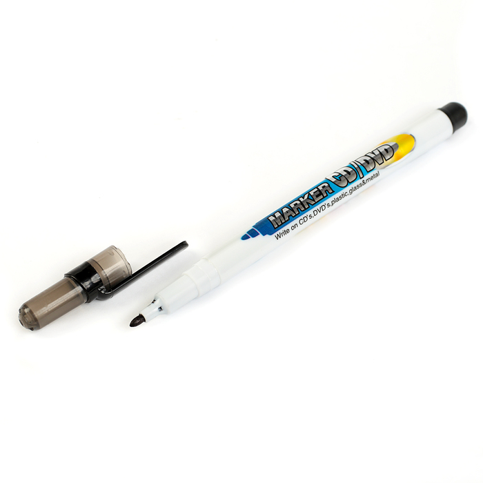 Набор маркеров для CD/DVD 5 цветов 2,0мм (красный, чёрный, синий, зелёный, стирающий)