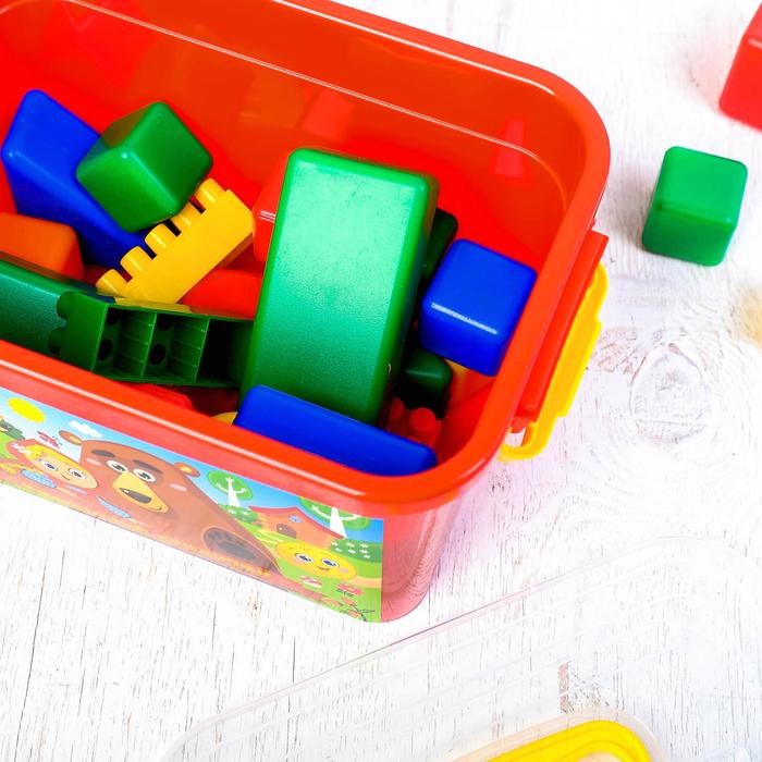 Ящик для игрушек "Волшебный сундучок" с крышкой и ручками, 6,5 л