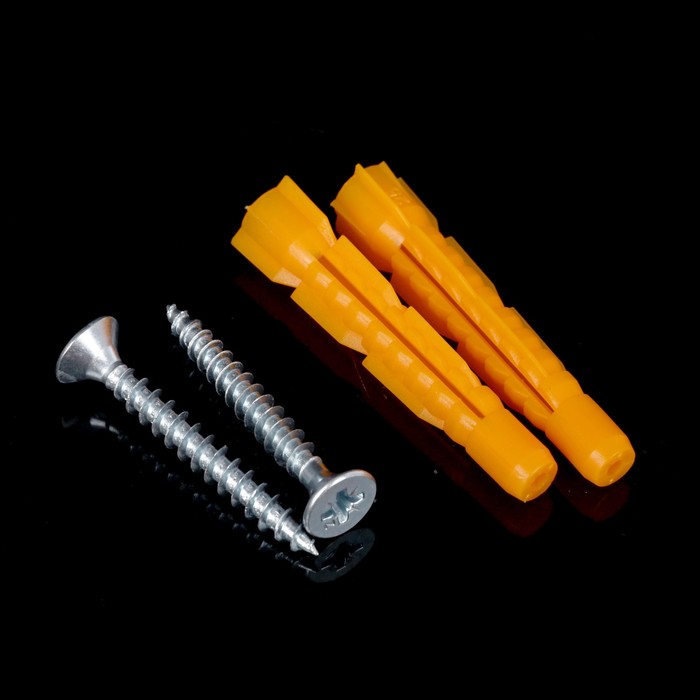 Полка прямоугольная, 2-х ярусная, цвет хром