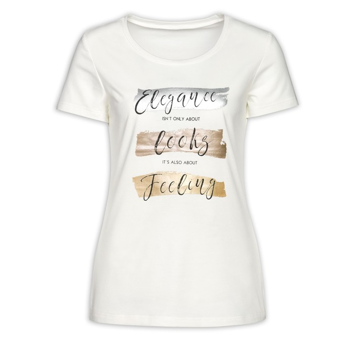 Футболка женская, размер XL, цвет белый