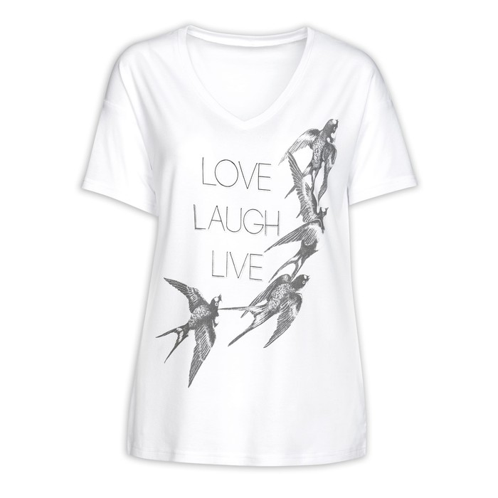 Футболка женская, размер XS, цвет белый