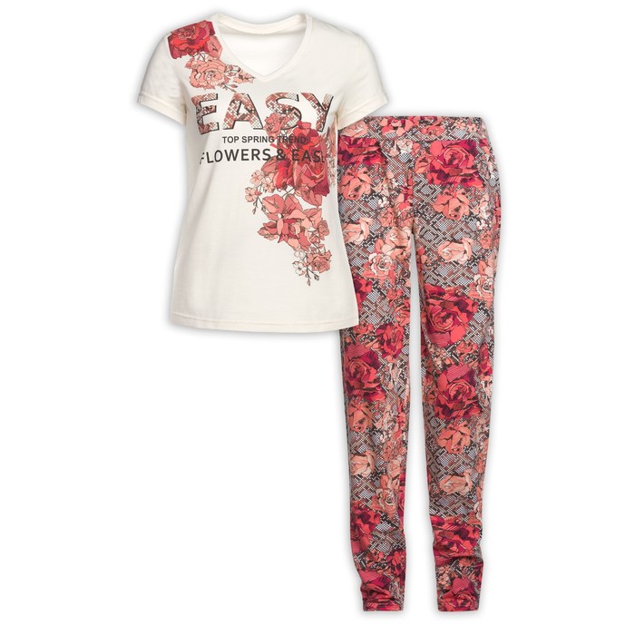 Комплект женский, размер L, цвет молочный