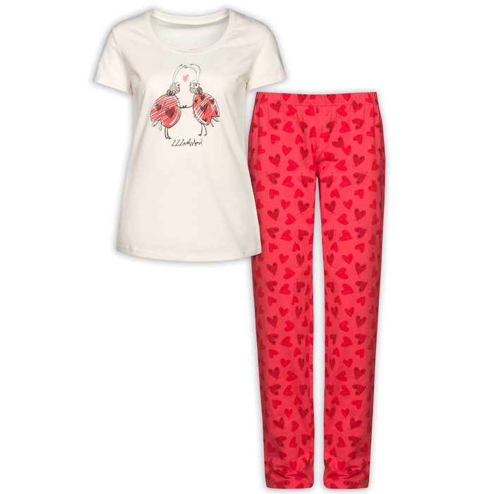 Комплект женский, размер L, цвет кремовый