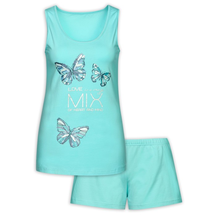 Комплект женский, размер L, цвет лазурный