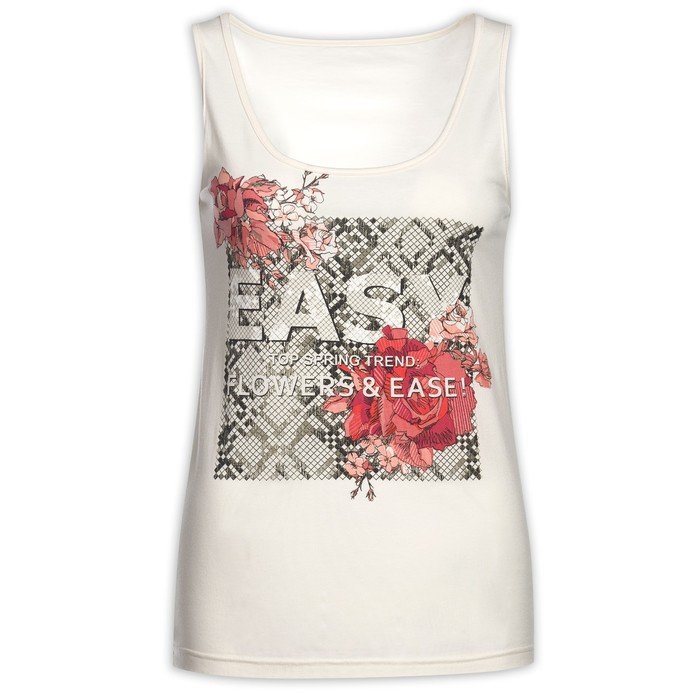 Майка женская, размер S, цвет молочный