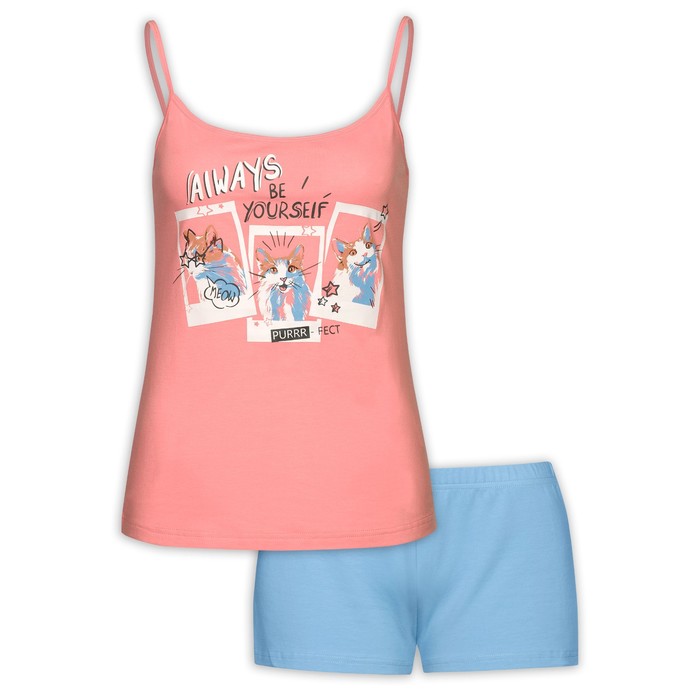 Комплект женский, размер L, цвет розовый