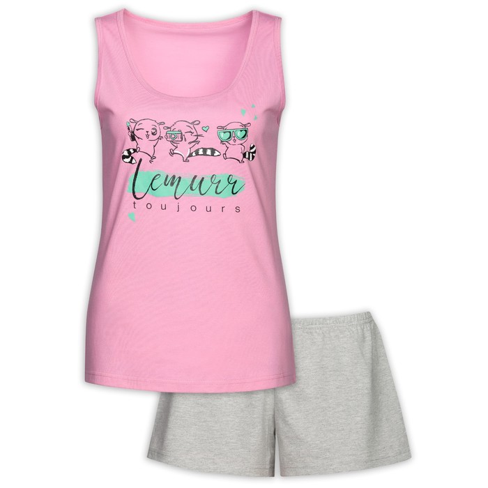 Комплект женский, размер XS, цвет розовый