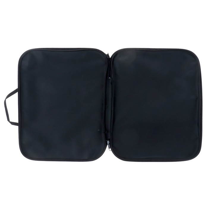 Папка с ручками текстиль А4 20мм 350*270 нейлон 600D Клякса ПМ-П/2