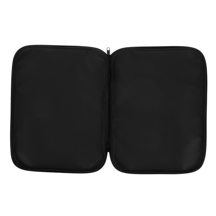 Папка с ручками текстиль А4 20мм 350*270 нейлон 600D Клетка сине-красная ПМ-П/12