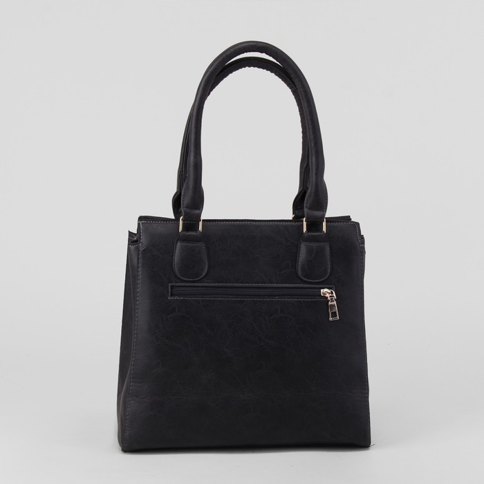 Сумка женская, с кошельком, отдел с перегородкой на молнии, 2 наружных кармана, цвет серый