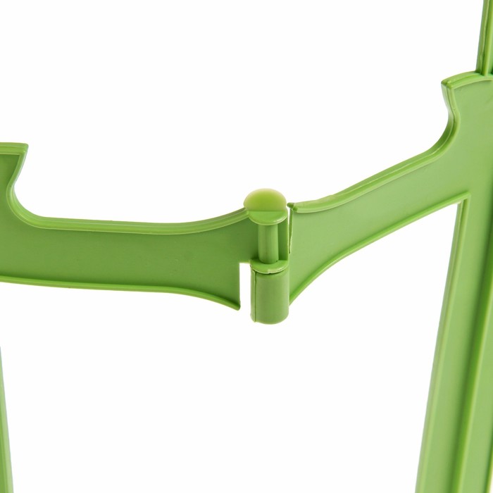 Ограждение декоративное, 33 х 267 см, 7 секций, пластик, салатовое, «Роскошный сад»