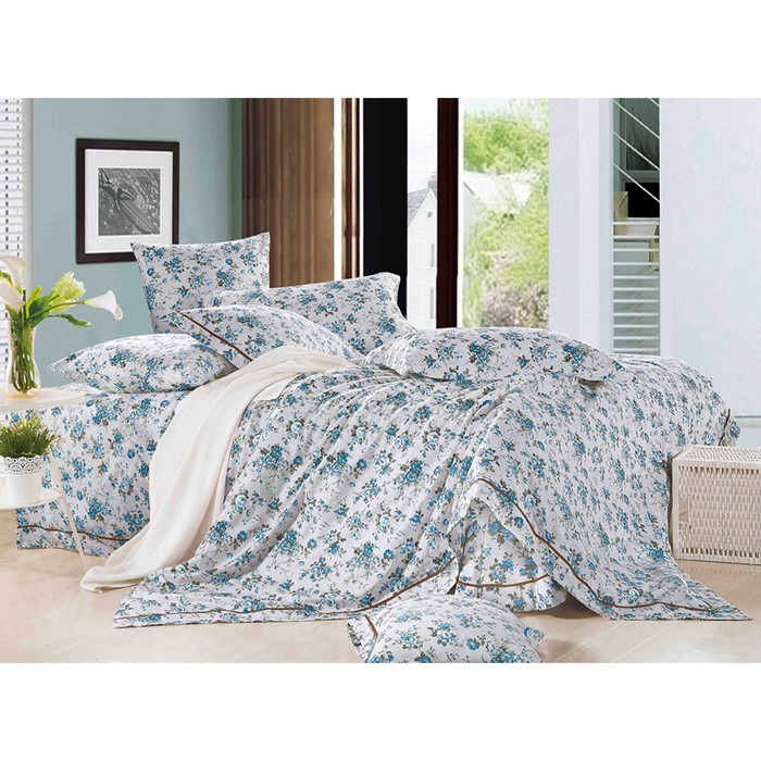 КПБ 2 сп, 220х245 см, 180х210 см, 70х70 см-2 шт., сатин TPIG2-70-70