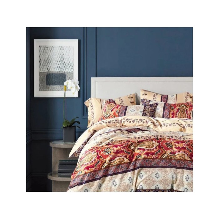 КПБ 2 сп, 220х245 см, 180х210 см, 70х70 см-2 шт., сатин TS02-401-70