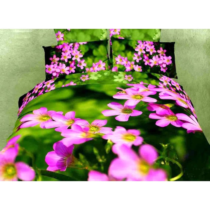 КПБ 2 сп, 220х245 см, 180х210 см, 70х70 см-2 шт., сатин TS02-581-70