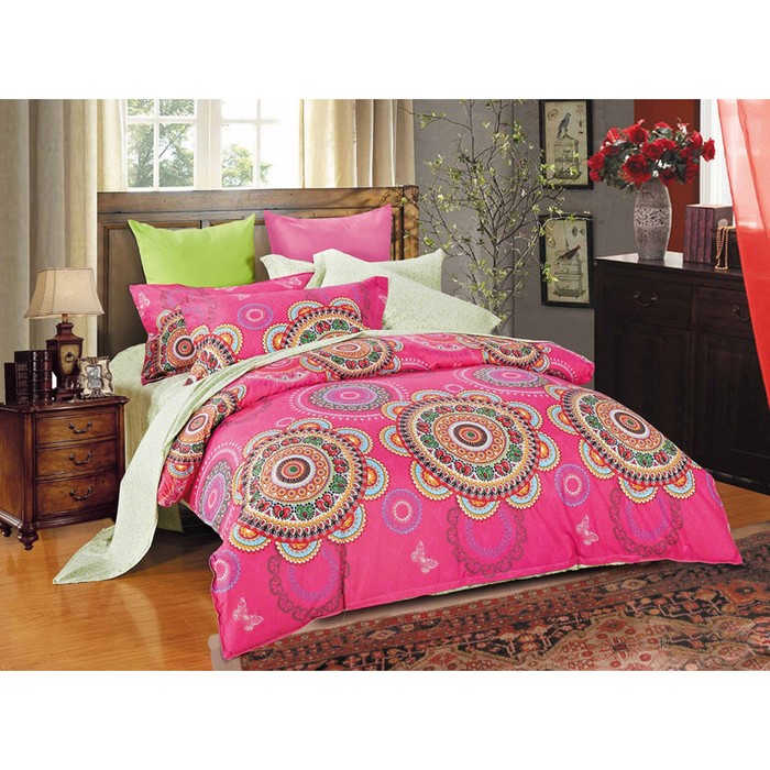 КПБ дуэт, 220х245 см, 160х210 см-2 шт., 50х70 см-2 шт., сатин TPIG5-61-50