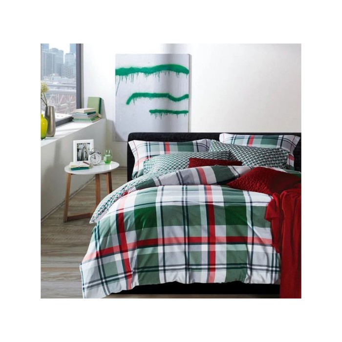 КПБ евро, 220х245 см, 200х220 см, 50х70 см-2 шт., сатин TS03-417