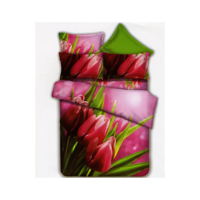 КПБ евро, 220х245 см, 200х220 см, 50х70 см-2 шт., сатин TS03-826/1