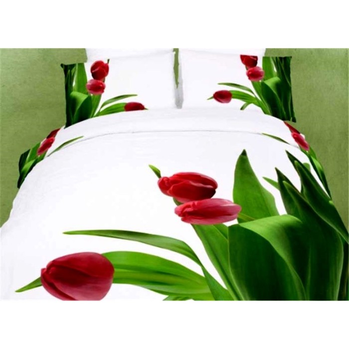 КПБ евро, 220х245 см, 200х220 см, 50х70 см-2 шт., сатин TS03-FS793