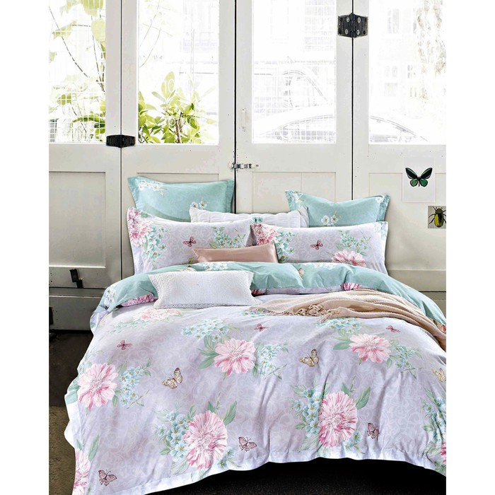 КПБ евро, 220х245 см, 200х220 см, 50х70 см-2 шт., сатин TS03-X31