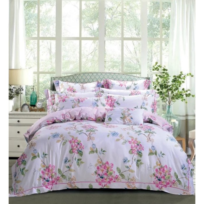 КПБ евро, 220х245 см, 200х220 см, 50х70 см-2 шт., сатин TS03-X35