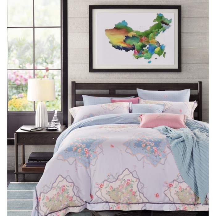 КПБ евро, 220х245 см, 200х220 см, 50х70 см-2 шт., сатин TS03-X45