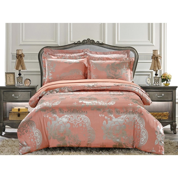 КПБ евро, 230х250 см, 200х220 см, 50х70 см-2 шт., жаккард CJ03-10