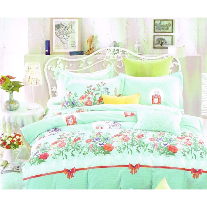 КПБ евро, 230х250 см, 200х220 см, 50х70 см, 70х70 см по 2 шт., сатин TPIG6-105