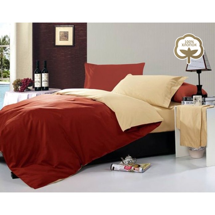 КПБ евро, 240х260 см, 200х220 см, 50х70 см-2 шт., сатин 1014-JT24