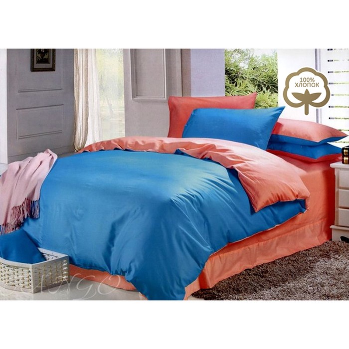 КПБ евро, 240х260 см, 200х220 см, 50х70 см-2 шт., сатин 1014-JT41