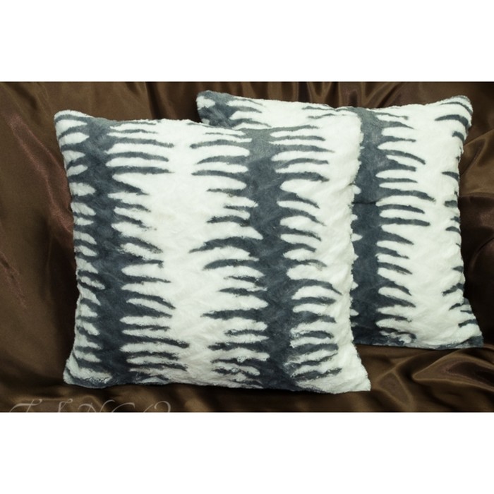 Наволочка декоративная "Шиншилла", размер 45х45 см, мех DCT183-1