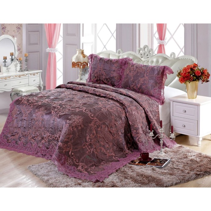 Комплект «Блюмарин»: покрывало 230 × 250 см, наволочки 50 × 70 см - 2 шт