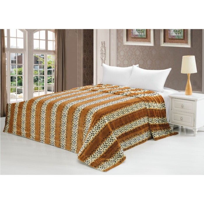 Покрывало «Ирбис», размер 160 × 220 см, мех