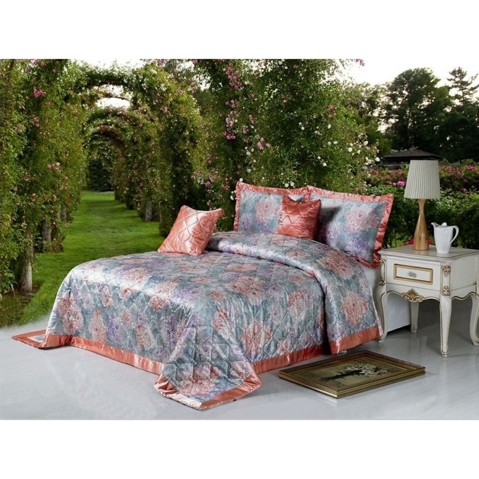 Комплетк Jardin: покрывало 240 × 260 см, наволочки 45 × 45 см, 50 × 70 см по 2 шт