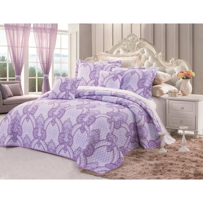 Комплект Lafayette: покрывало 160 × 200 см, наволочка 45 × 45 см - 1 шт